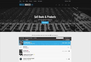 Music Maker WordPress Theme Demo