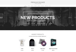 Music Store Template