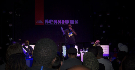 Pete Rock with Record
