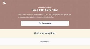 14 FREE Generator Apps For Song Titles! (2023)
