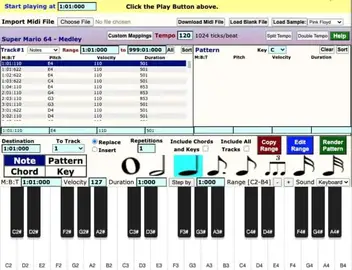 MIDI Player Online - Upload your MIDI Files - La Touche Musicale