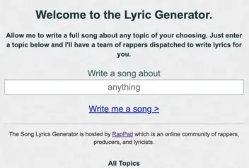 13 Free Rap Generators Get Rap Lyric Ideas