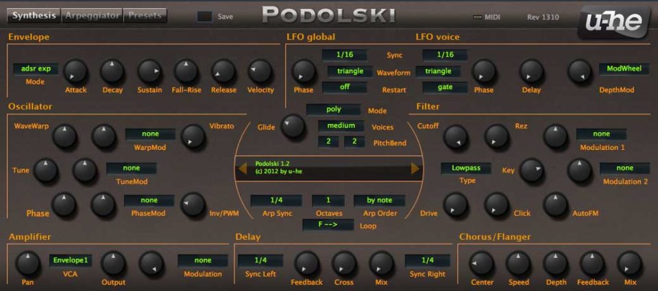 Podolski Free Synth VST