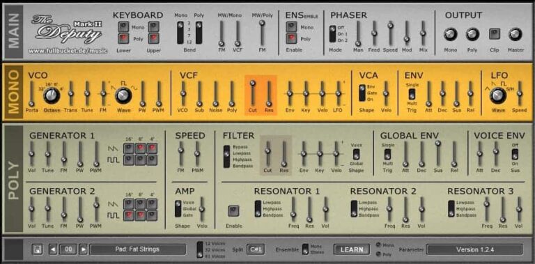 Deputy Mark II VST Plugin by Full Bucket Music