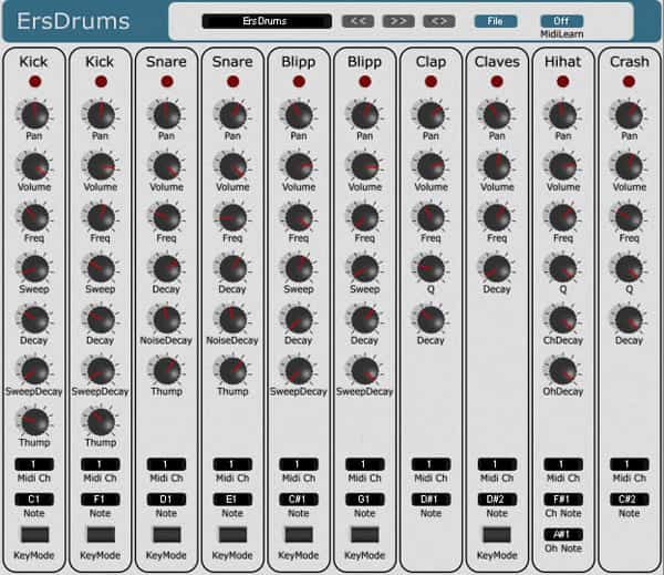 ErsDrums VST Plugin