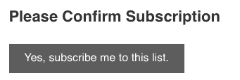 subscribe to email list
