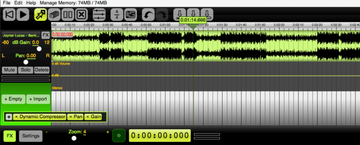 Beautiful Audio Editor