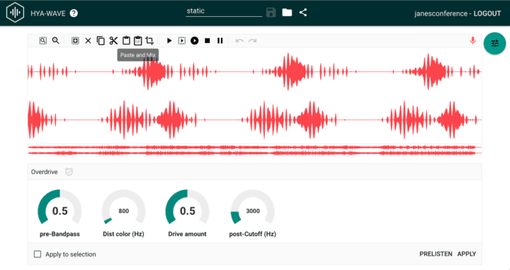 Hya-Wave Audio Editor