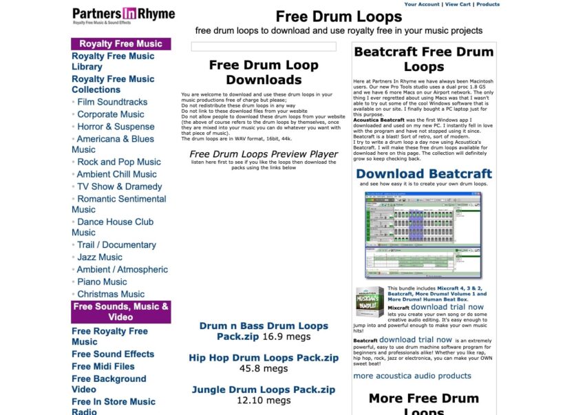 Free Drum Loops