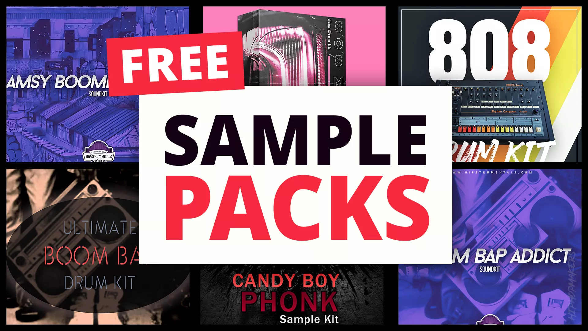 100 FREE Sample Packs For Music Producers