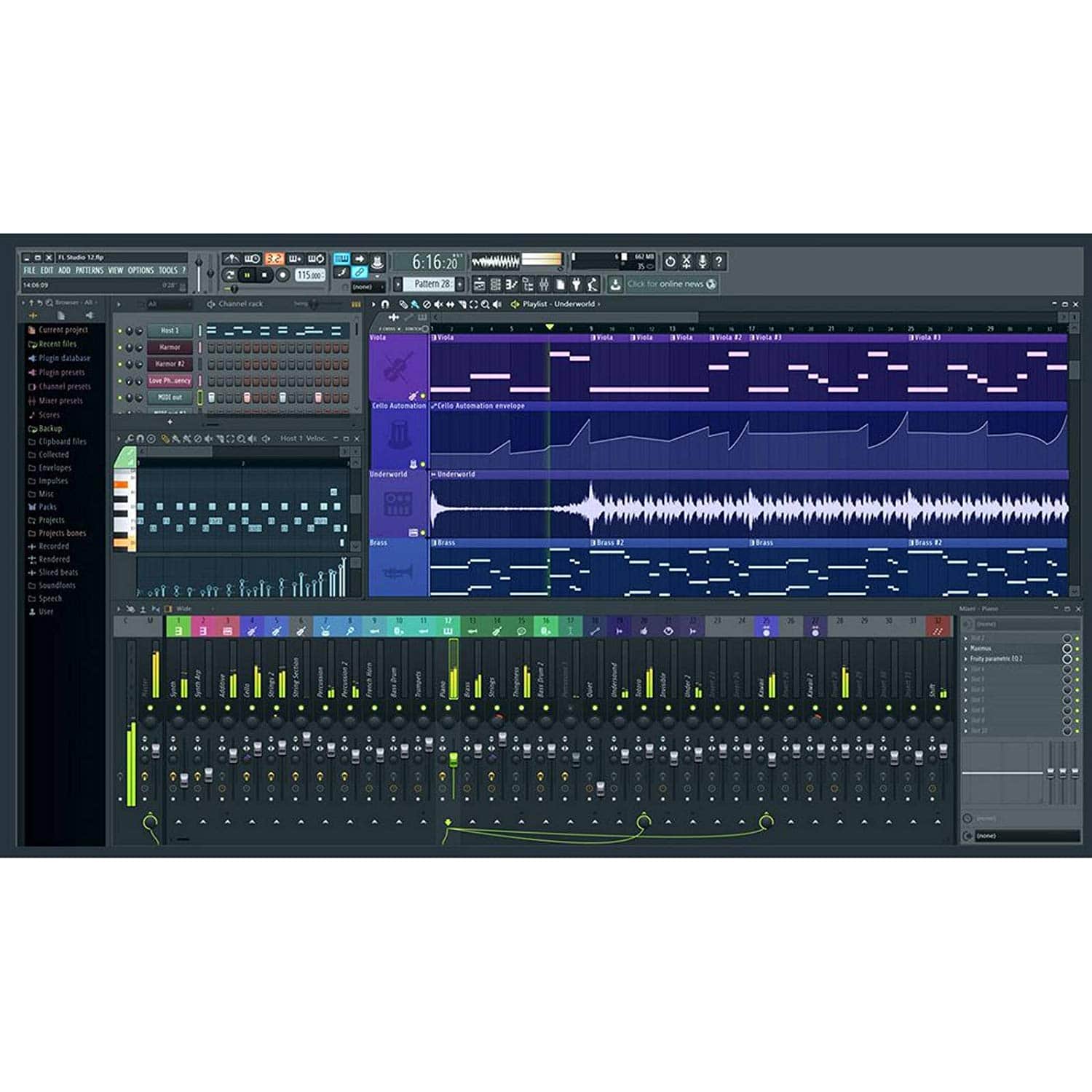 Image line fl studio 20 fruity edition boxed