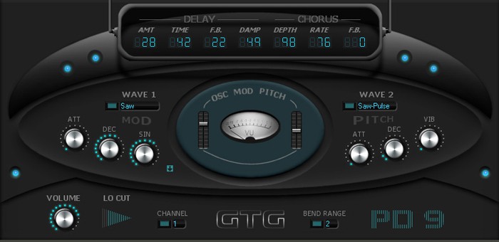 GTG-PD9 Free Synth VST Plugin