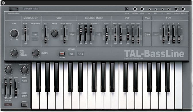 TAL–Bassline VST Plugin by TAL Software
