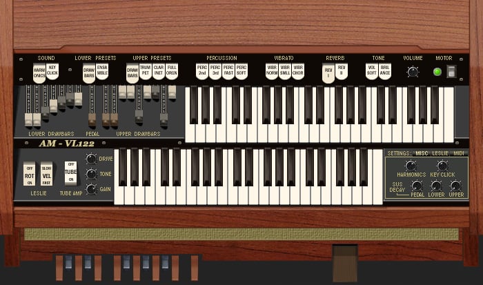 VL 122 Organ VST Plugin VL-122 VST Plugin