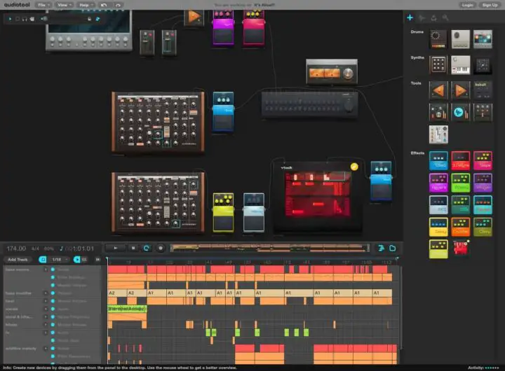 Audiotool - Best Free Online Sequencers to Make Music