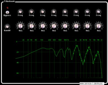 Filter Bank VST Plugin