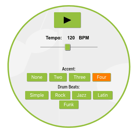 online metronome drum beat