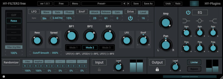 HY-Filter3 Free VST Plugin