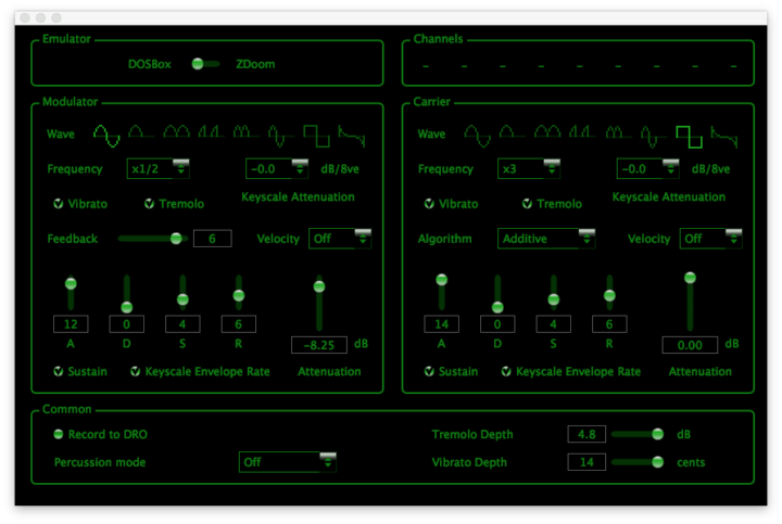 JuceOPL VSTi Plugin JuceOPLVSTi VST Plugin