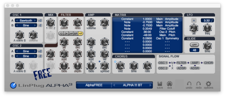 Lin Plug AlphaFree VST Plugin Lin Plug AlphaFree VST Plugin