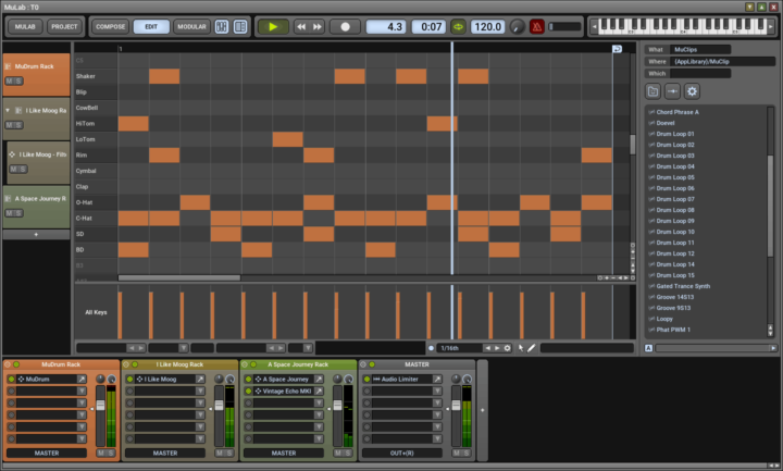 MuTools Music Software MuTools - Free VST Host Applications