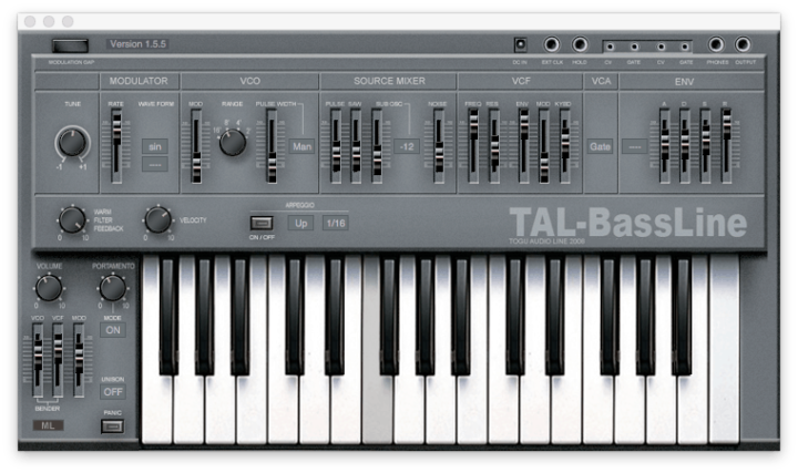 TAL Bassline VST Plugin TAL–Bassline VST Plugin