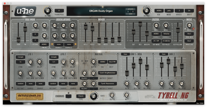 Tyrell N6 VST Plugin TyrellN6 VST Plugin