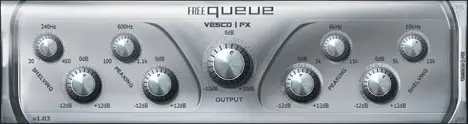 VescoFx freeQueue - Free Equalizer VST Plugins for FL Studio