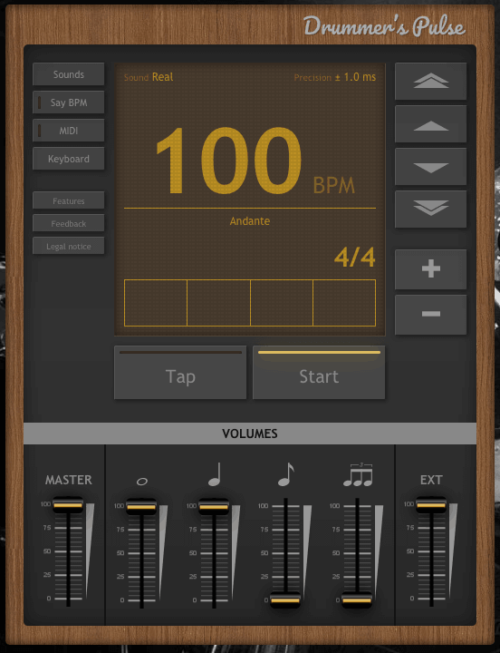 online smart metronome that does irregular