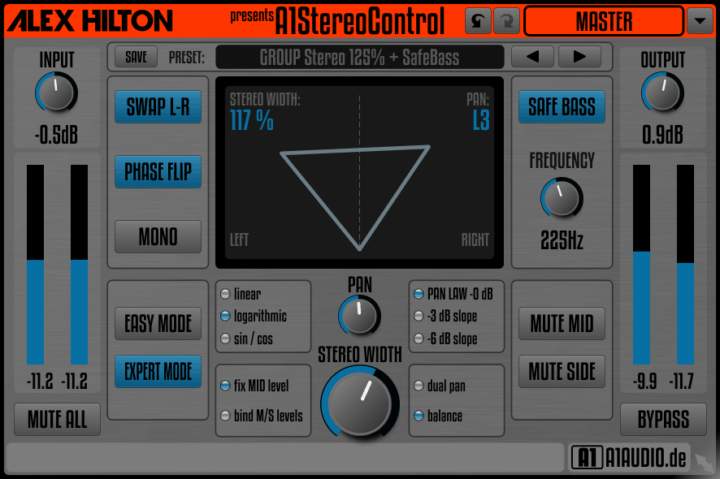 A1 Stereo Control | Mastering Suite Tools