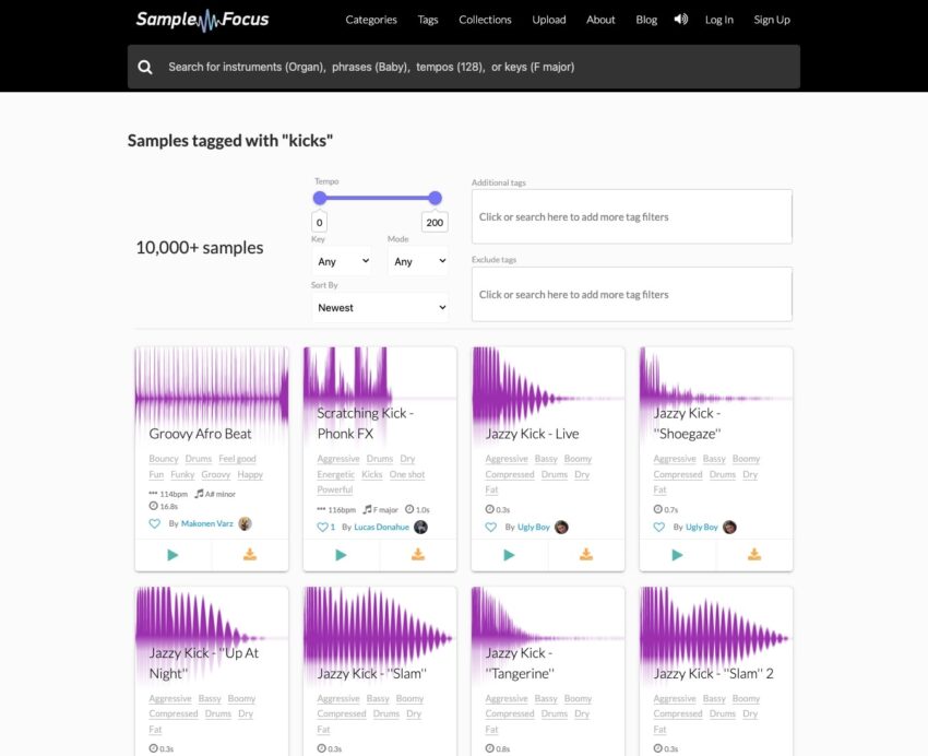 Sample Focus Kick Drums