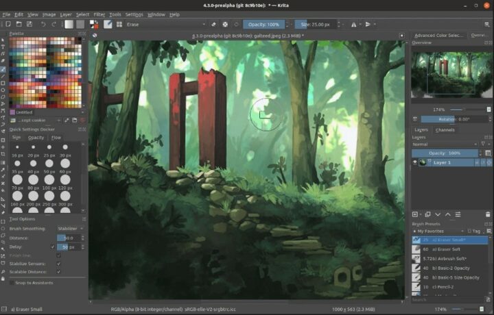 Krita Free Graphic Design Software