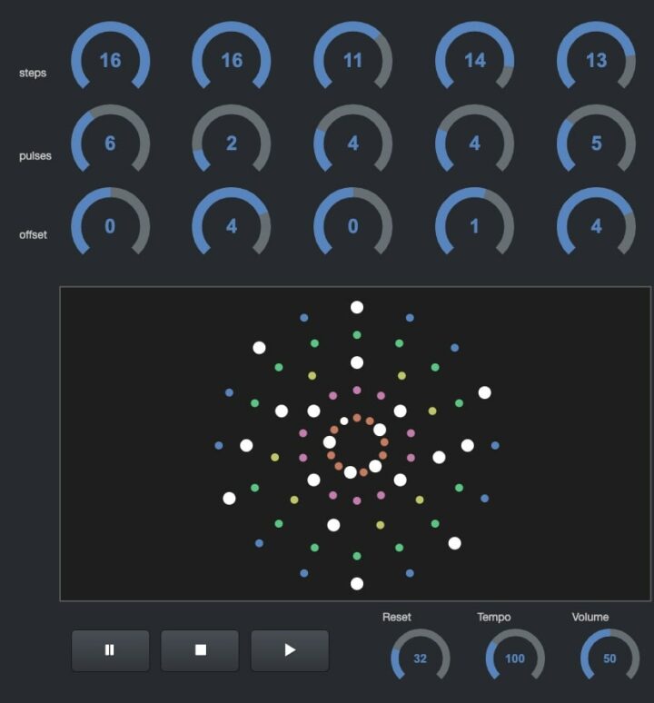 E-909 Euclidean Rhythms