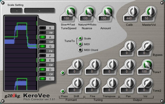 KeroVee Pitch Correction Plugin