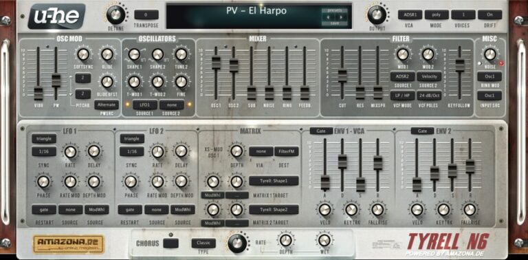 TyrellN6 VST Plugin by U-He