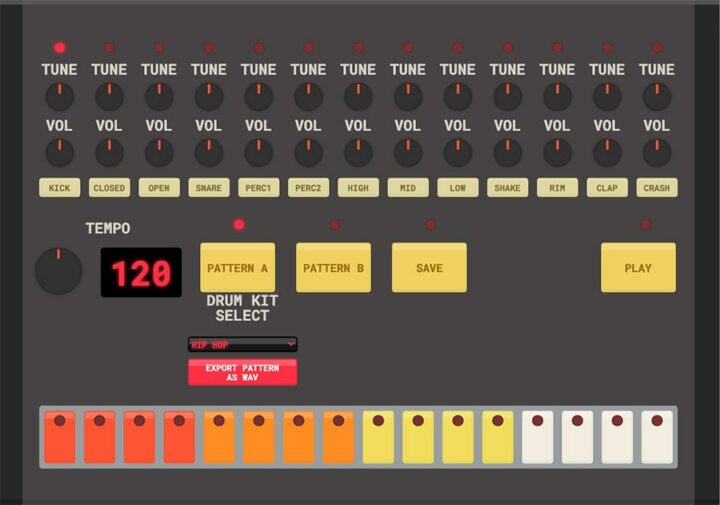 drum step sequencer online