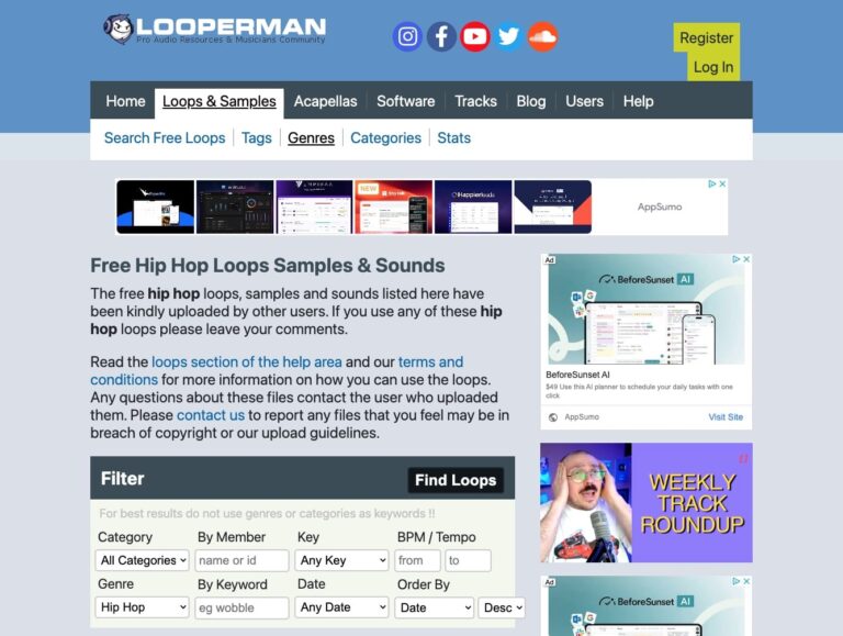 2,000 Free Hip Hop Loops & Hip Hop Sample Packs [2026]