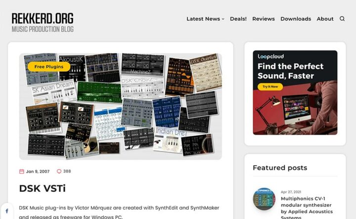 Rekkerd  | Top VST Plugin Websites