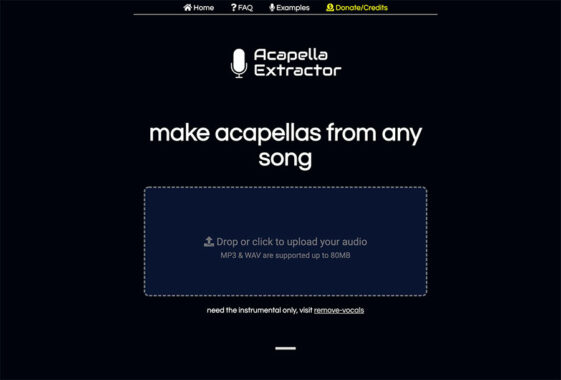 acapella extractor app
