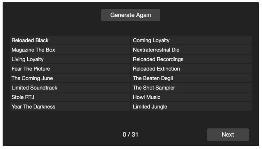 25 Best Free Rap Name Generators to Get Ideas in Minutes!