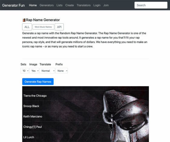 25 Best Free Rap Name Generators to Get Ideas in Minutes!