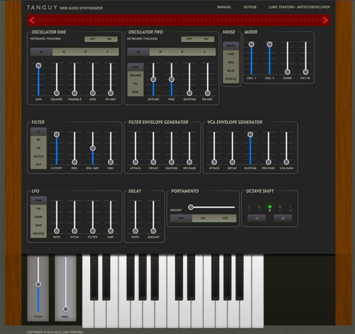 Tanguy Web Synthesizer