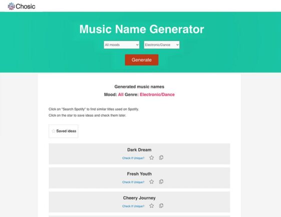 15 Free Song Name Generators to Get Song Titles in Seconds!
