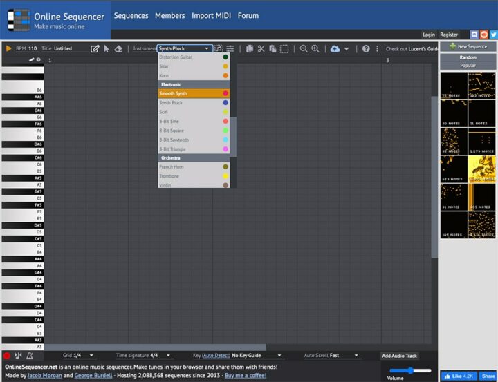 Online Sequencer