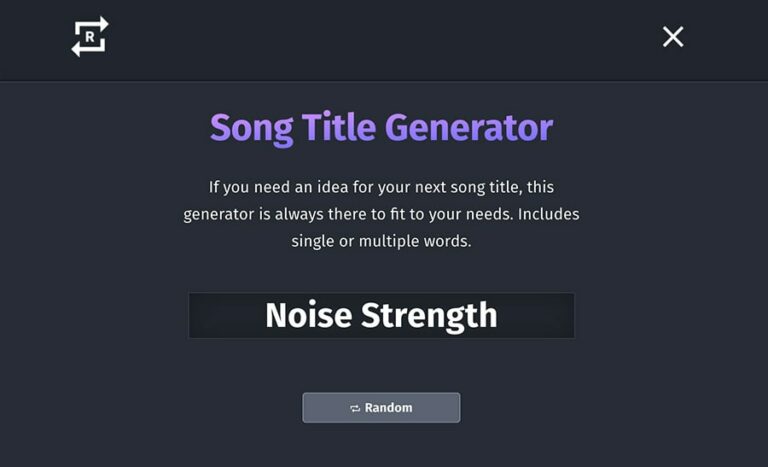 15 Free Song Name Generators To Get Song Titles In Seconds!