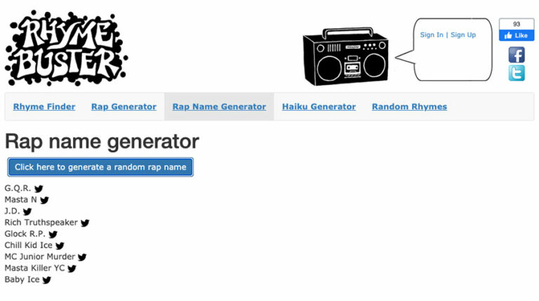 random rapper name generator