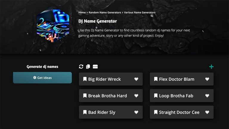 15 FREE Music Producer Name Generator Tools