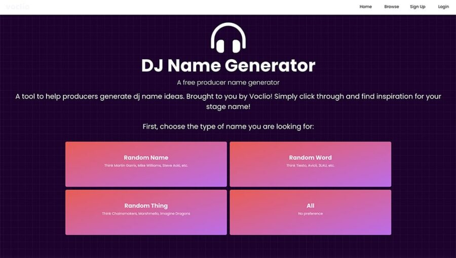 15 FREE Music Producer Name Generator Tools