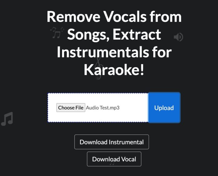 AI Vocal Extractor