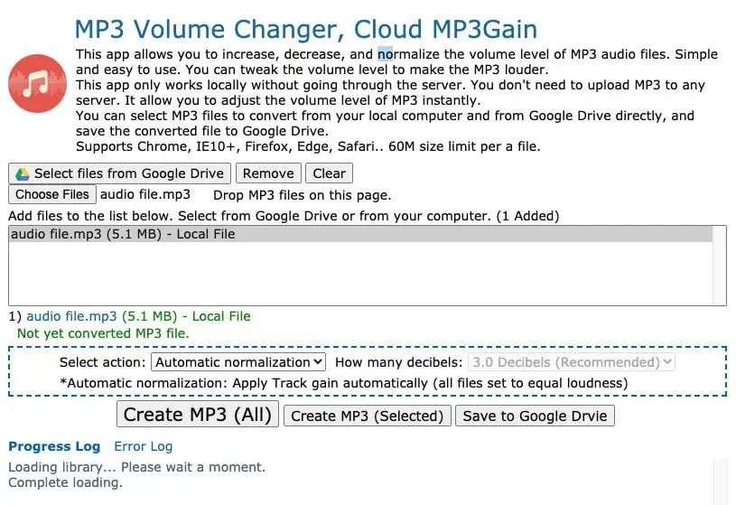 MP3 Gain for apple download free